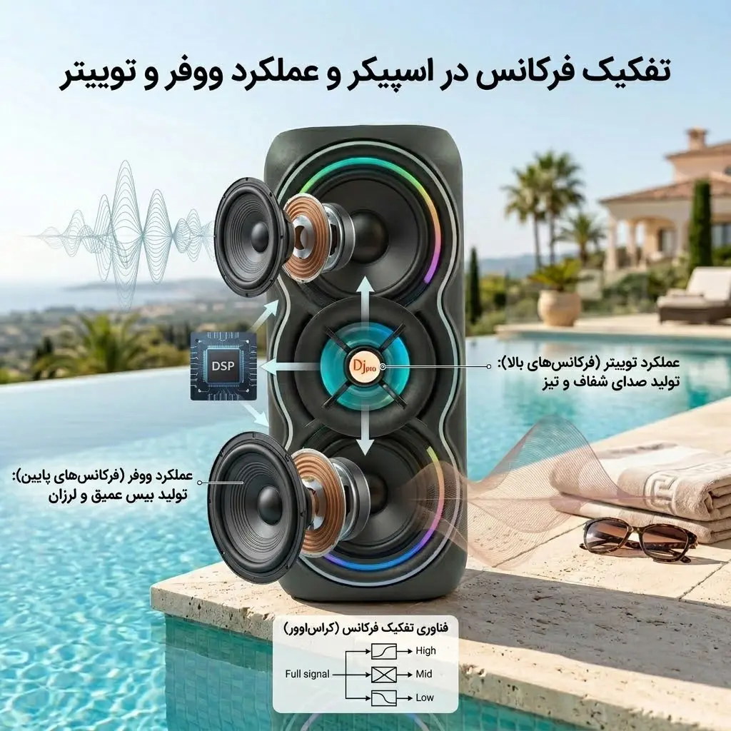 تفکیک فرکانس در اسپیکر