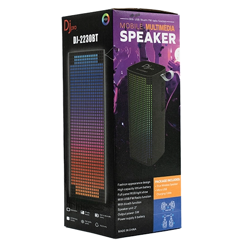 اسپیکر دی جی پرو مدل DJ-2230BT